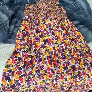 Floral Smocked Dress